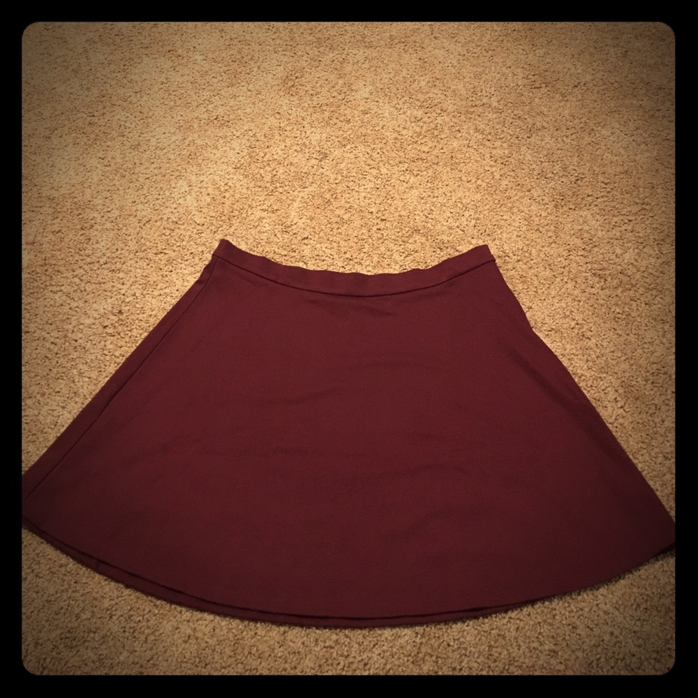 BNWT GAP Skater Skirt Maroon